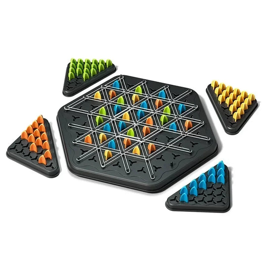 2024 New Geometric Chibi Interlocking Triangular Chess Puzzle