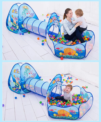 3 in 1 Chibi Baby Tent & Pool with Balls