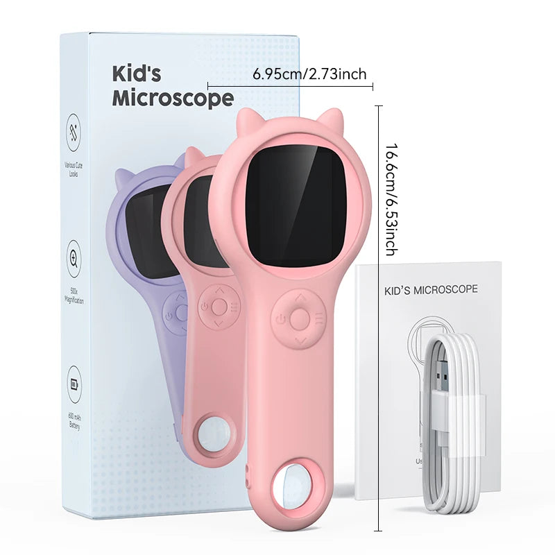 Chibi Digital Kids Optical 500X Microscope With Photo & Video Function