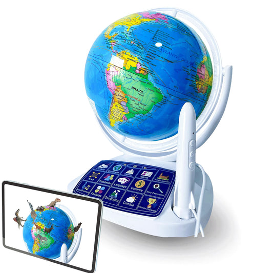 Interactive AR Chibi Educational Globe