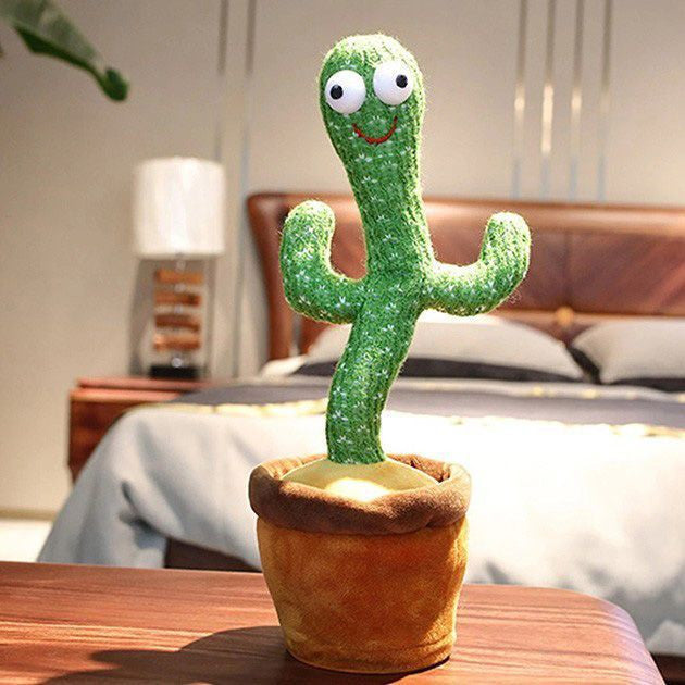 Chibi Interactive Dancing Plush Cactus